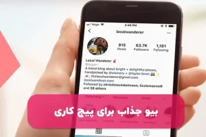 بیو برای پیج کاری