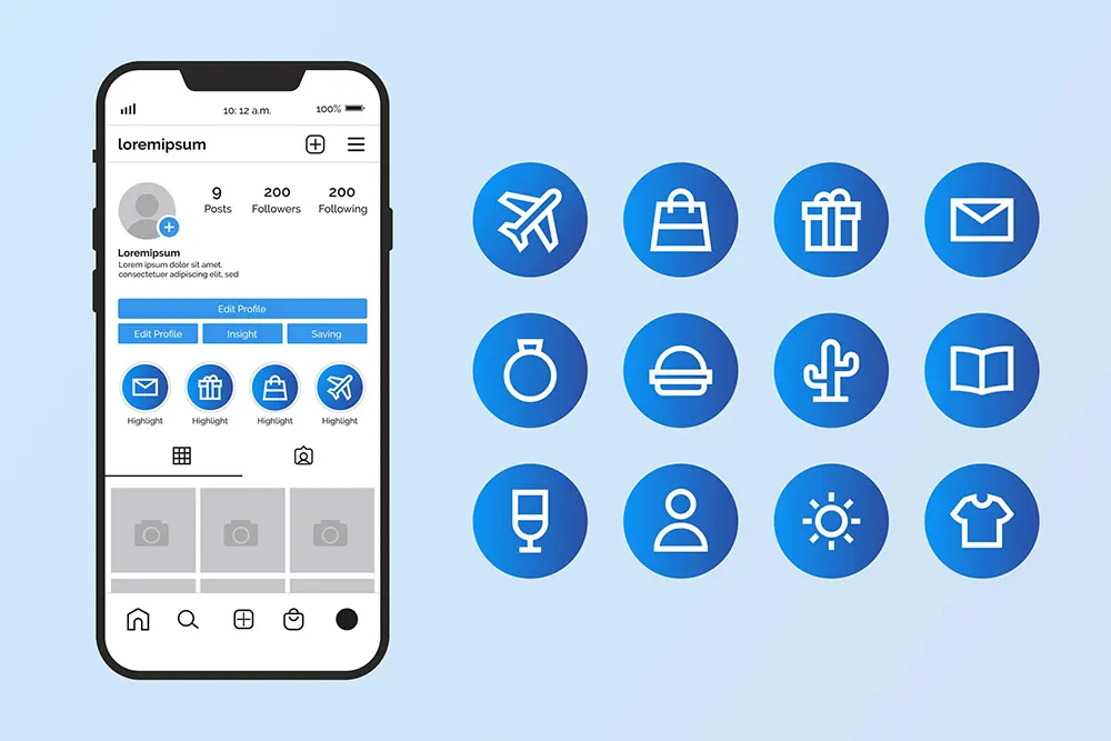 کاور هایلایت اینستاگرام پیج کاری